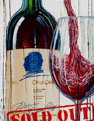 Bouteille de vin Opus One 1990 Sold Out