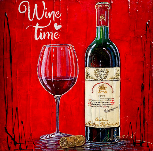 Tableau Nathalie Chiasson - My wine time