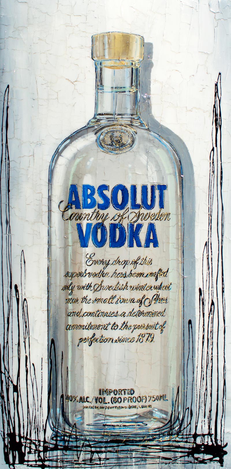 Original artwork "Absolument parfait" by Nathalie Chiasson
