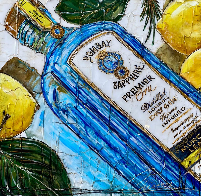 Œuvre originale « Évasion Gin » de Nathalie Chiasson