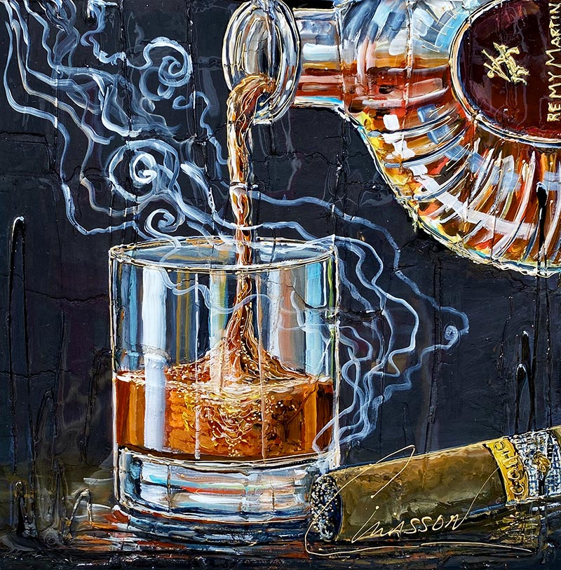 Œuvre originale « Lounge privé » de Nathalie Chiasson