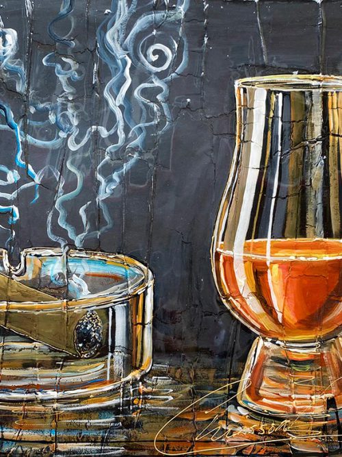 Œuvre originale « Précieux moment » de Nathalie Chiasson