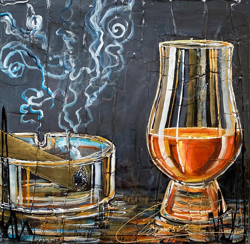 Œuvre originale « Précieux moment » de Nathalie Chiasson