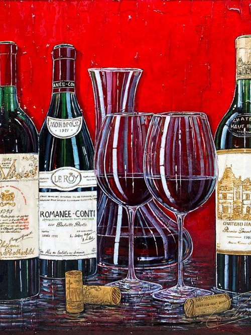 Œuvre originale « Rouges divins » de Nathalie Chiasson