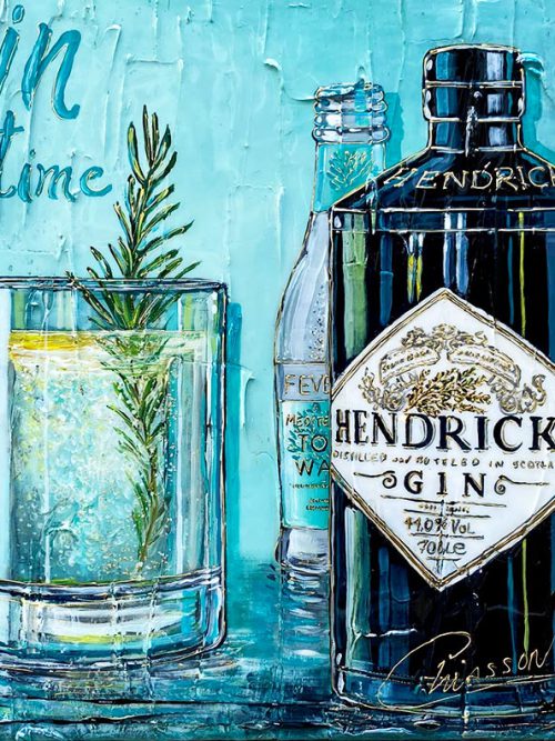 Œuvre originale « Vendredi Gin » de Nathalie Chiasson