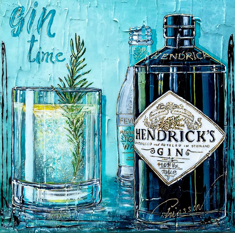 Œuvre originale « Vendredi Gin » de Nathalie Chiasson