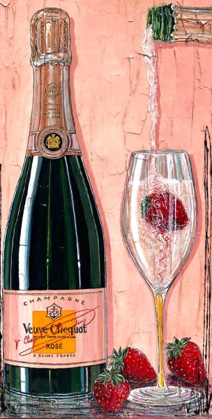 Original artwork by Nathalie Chiasson - Bulles et plaisirs - 18x36