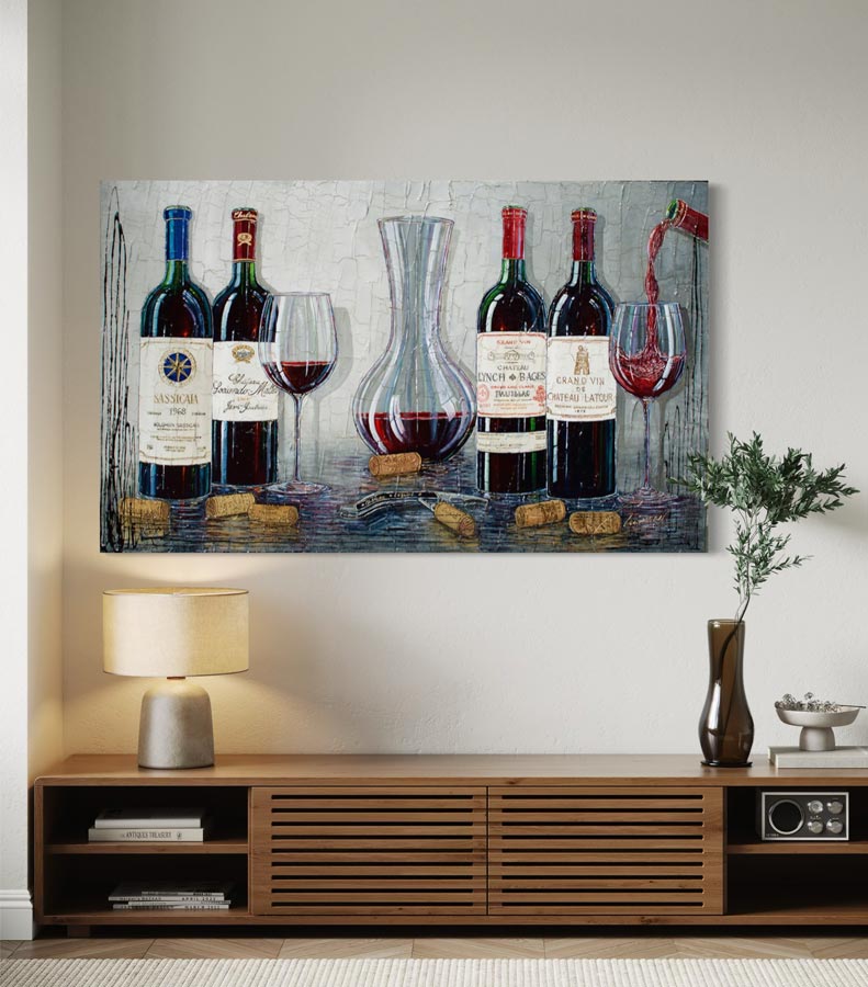 Original artwork by Nathalie Chiasson - Collection grandes cuvées - 30x48