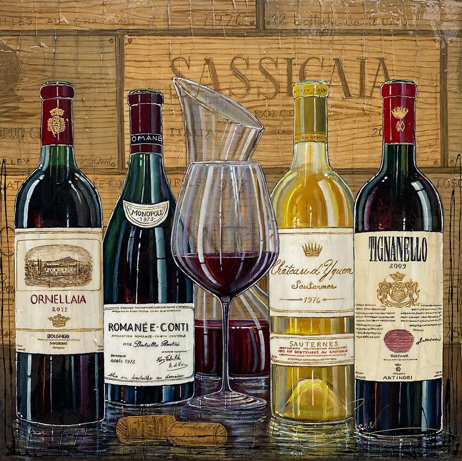 Famille de crus - 30x30