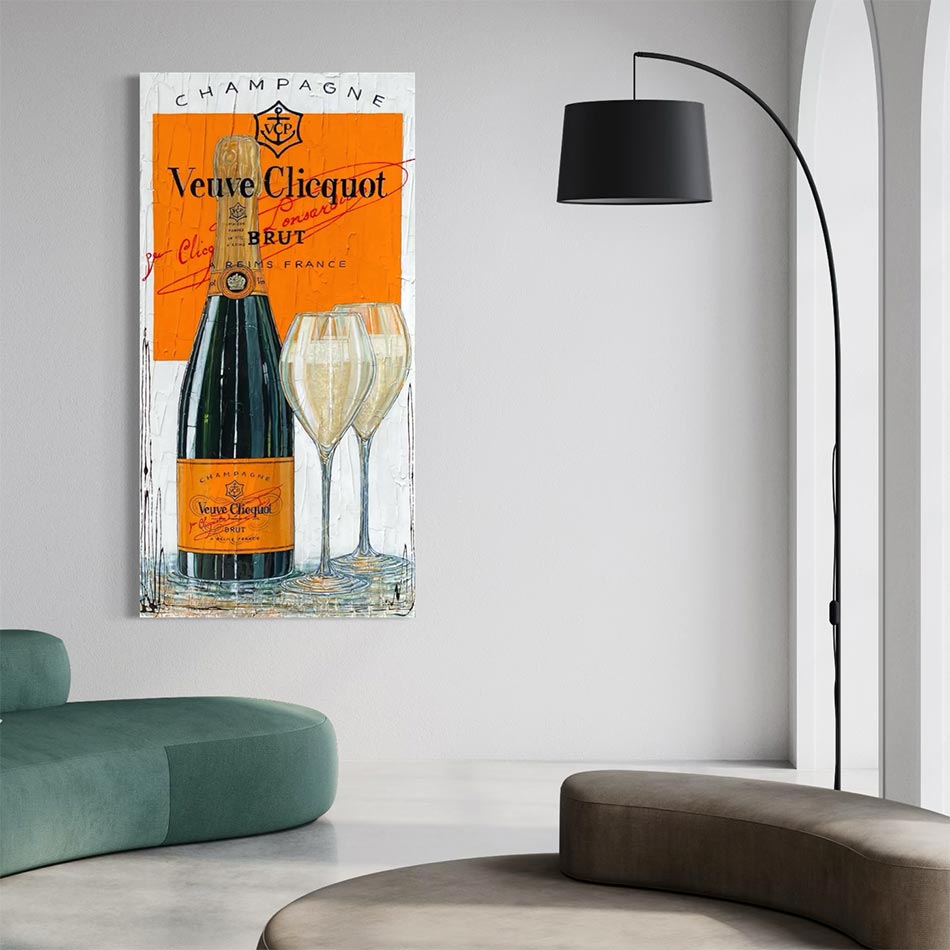 Œuvre originale de Nathalie Chiasson - L'instant prestige - 24x48