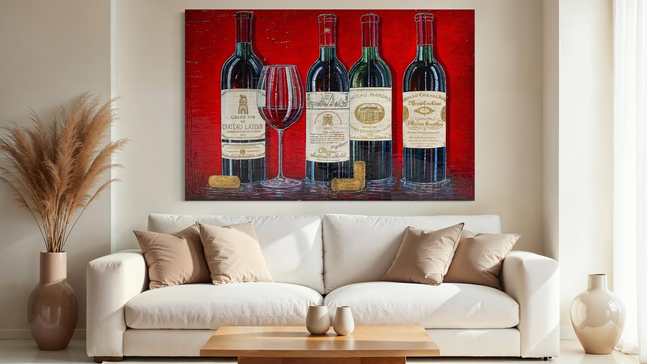 Œuvre originale de Nathalie Chiasson - Quatuor légendaire - 40x60