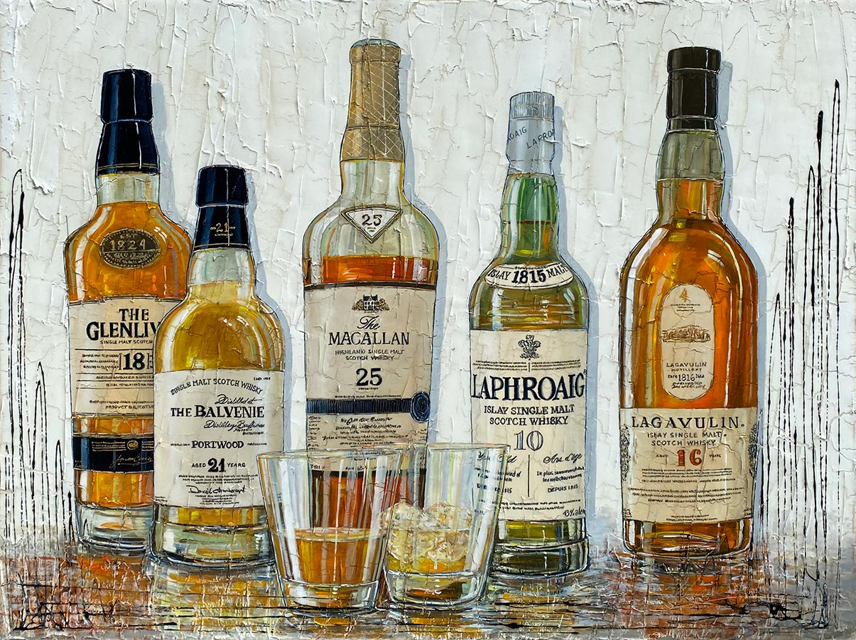 Œuvre originale de Nathalie Chiasson - Club signature - 36x48