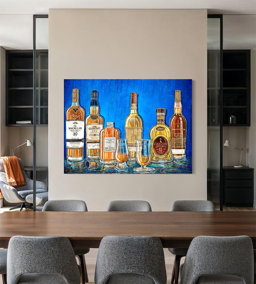 Œuvre originale de Nathalie Chiasson - Entre excellence et tradition - 30x40