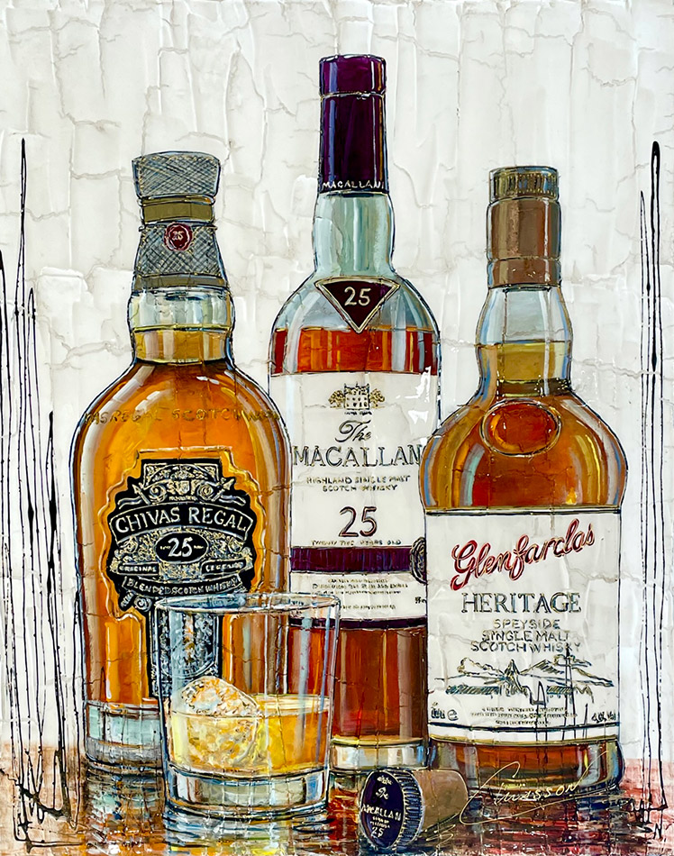 Œuvre originale de Nathalie Chiasson - Grands héritages - 24x30