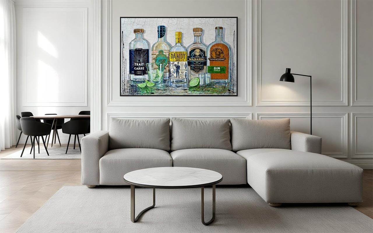 Œuvre originale de Nathalie Chiasson - Kit de survie - 24x36