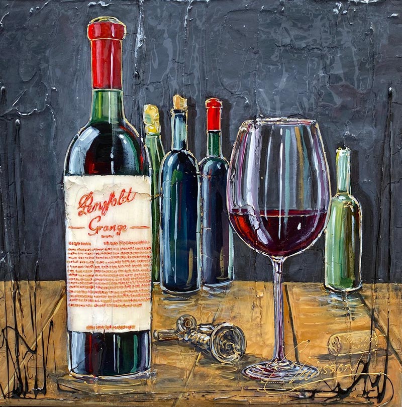 Œuvre originale « Cuvée passion » de Nathalie Chiasson