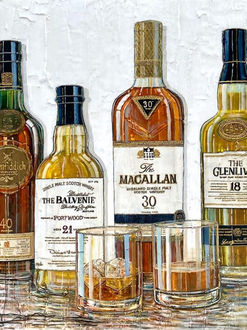 Œuvre originale « Scotchs de ma réserve » de Nathalie Chiasson