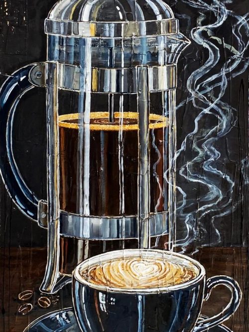Œuvre originale « Coffee moments » de Nathalie Chiasson