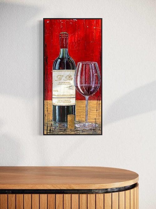 Œuvre originale « Note parfaite » de Nathalie Chiasson intégrée dans un décor intérieur