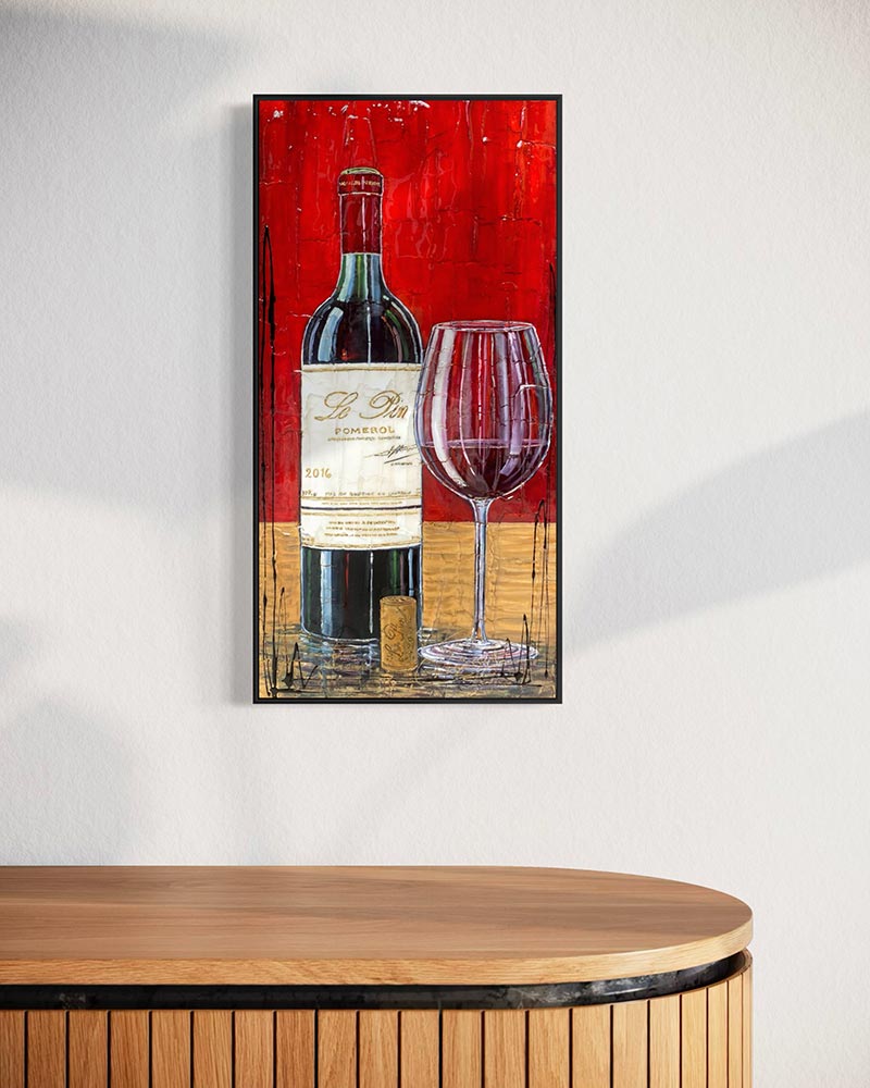 Œuvre originale « Note parfaite » de Nathalie Chiasson intégrée dans un décor intérieur