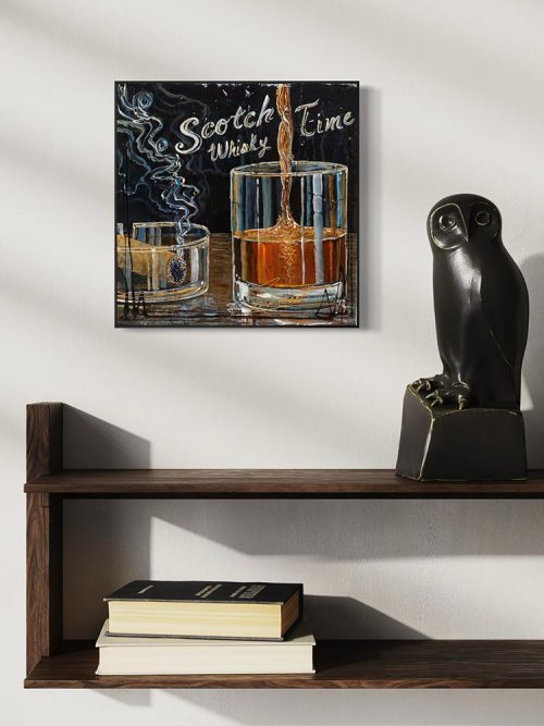 Œuvre originale « Privilège » de Nathalie Chiasson intégrée dans un décor intérieur