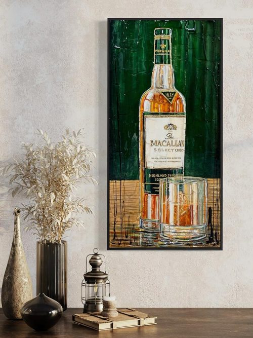 Œuvre originale « Select » de Nathalie Chiasson intégrée dans un décor intérieur