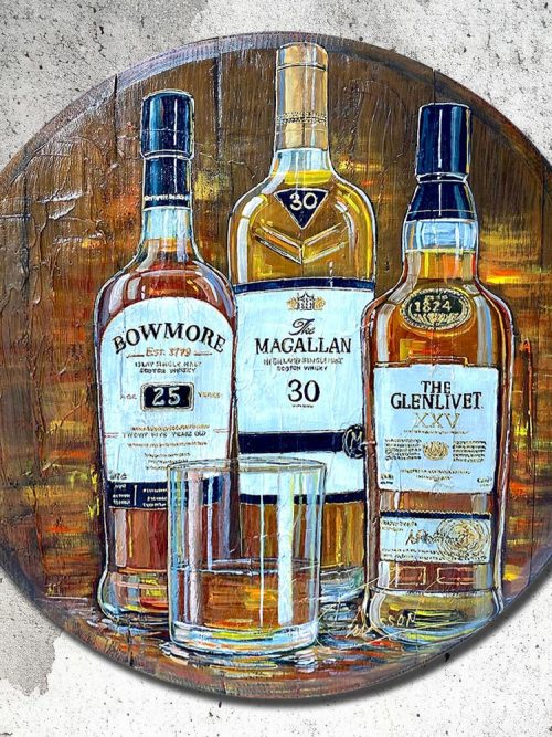 Œuvre originale « Trilogie vintage » de Nathalie Chiasson