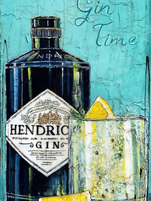 Œuvre originale « L'instant Gin » de Nathalie Chiasson